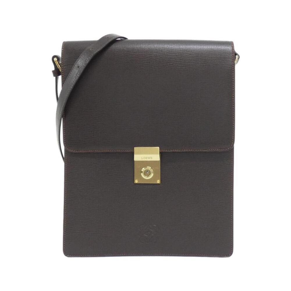 Loewe document sleek structured goldtoned clasp Black